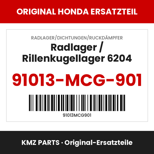 Honda Original Radlager / Rillenkugellager 6204 91013-MCG-901