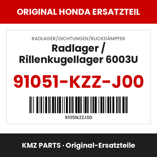 Honda Original Radlager / Rillenkugellager 6003U 91051-KZZ-J00