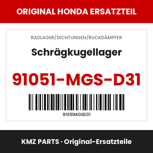 Honda Original Schrägkugellager 91051-MGS-D31