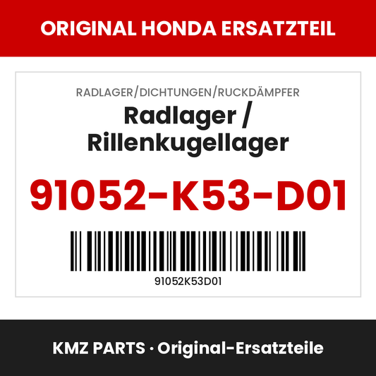 Honda Original Radlager / Rillenkugellager 91052-K53-D01