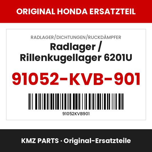 Honda Original Radlager / Rillenkugellager 6201U 91052-KVB-901