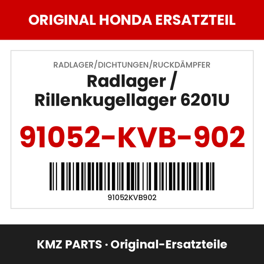 Honda Original Radlager / Rillenkugellager 6201U 91052-KVB-902