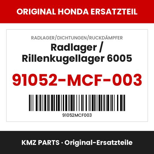 Honda Original Radlager / Rillenkugellager 6005 91052-MCF-003