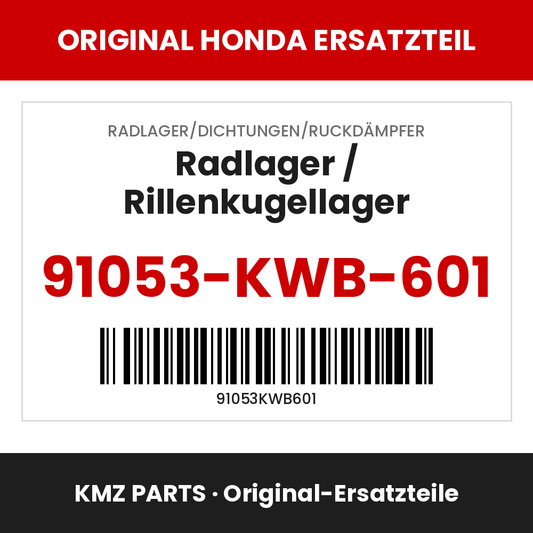Honda Original Radlager / Rillenkugellager 91053-KWB-601