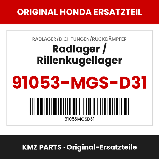 Honda Original Radlager / Rillenkugellager 91053-MGS-D31