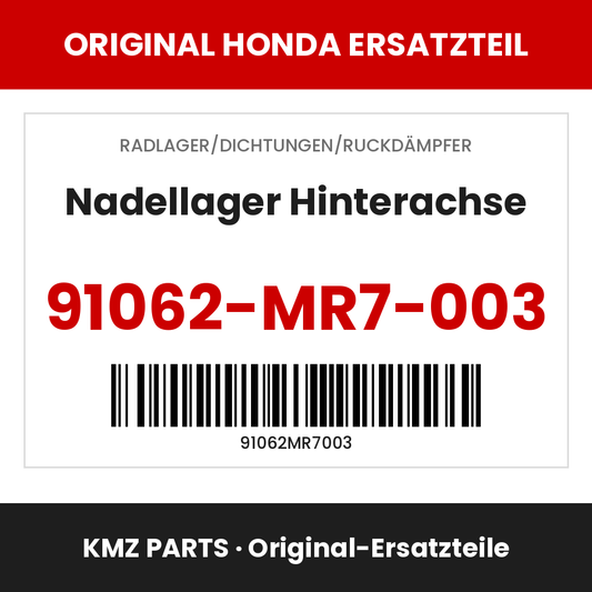 Honda Original Nadellager Hinterachse 91062-MR7-003