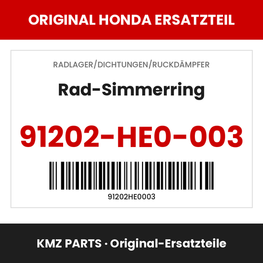 Honda Original Rad-Simmerring 91202-HE0-003
