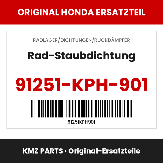Honda Original Rad-Staubdichtung 91251-KPH-901