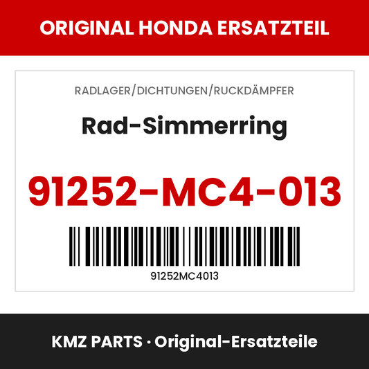 Honda Original Rad-Simmerring 91252-MC4-013