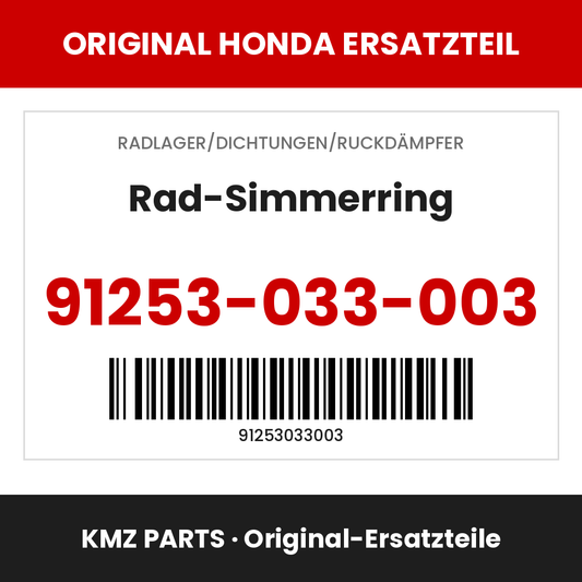 Honda Original Rad-Simmerring 91253-033-003