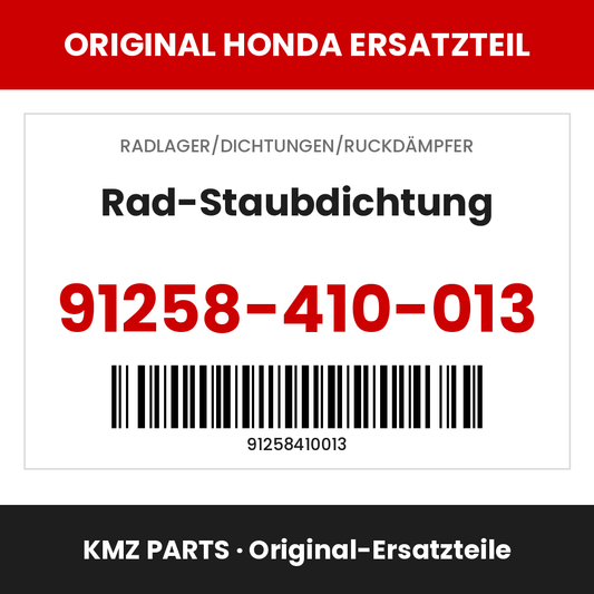 Honda Original Rad-Staubdichtung 91258-410-013