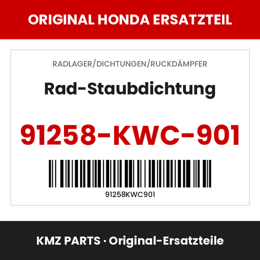 Honda Original Rad-Staubdichtung 91258-KWC-901