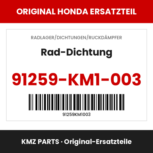 Honda Original Rad-Dichtung 91259-KM1-003