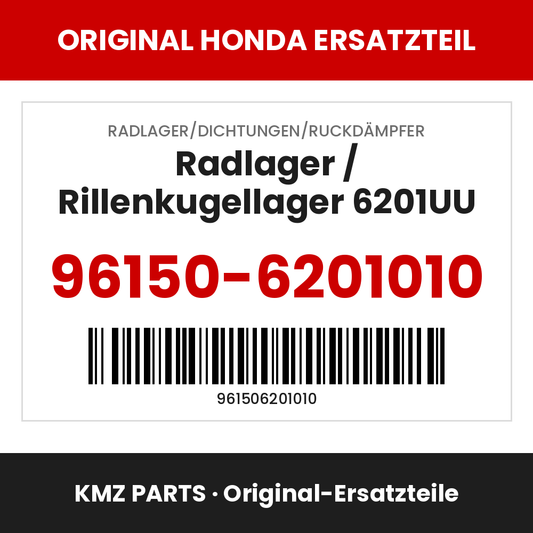 Honda Original Radlager / Rillenkugellager 6201UU 96150-6201010
