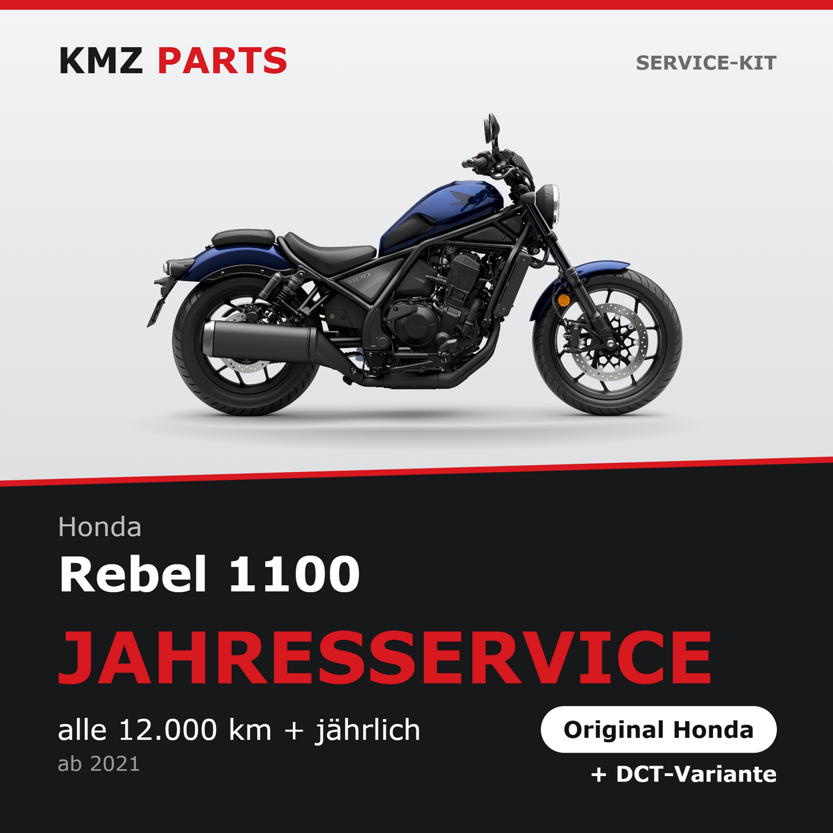 Honda Rebel 1100 Service-Kit – Jahresservice