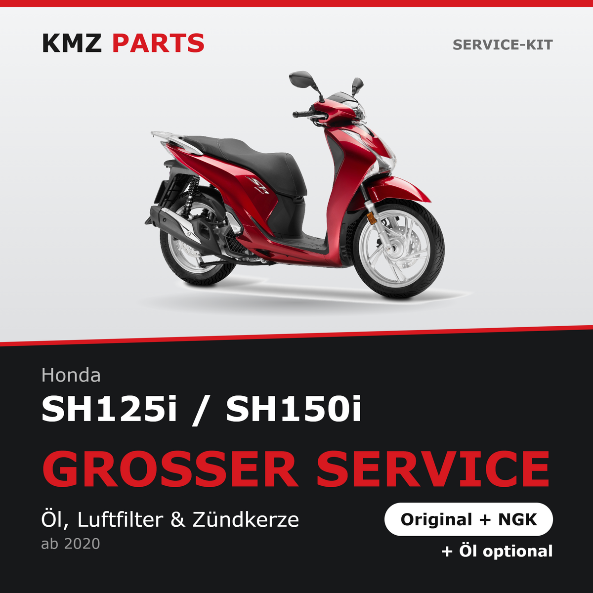Honda SH125i / SH150i Service-Kit – Großer Service