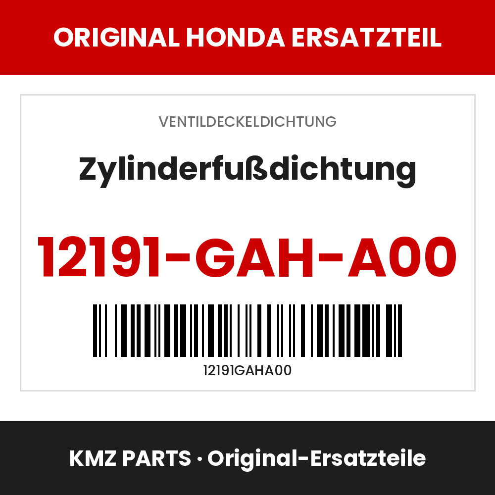 Honda Original Zylinderfußdichtung 12191-GAH-A00