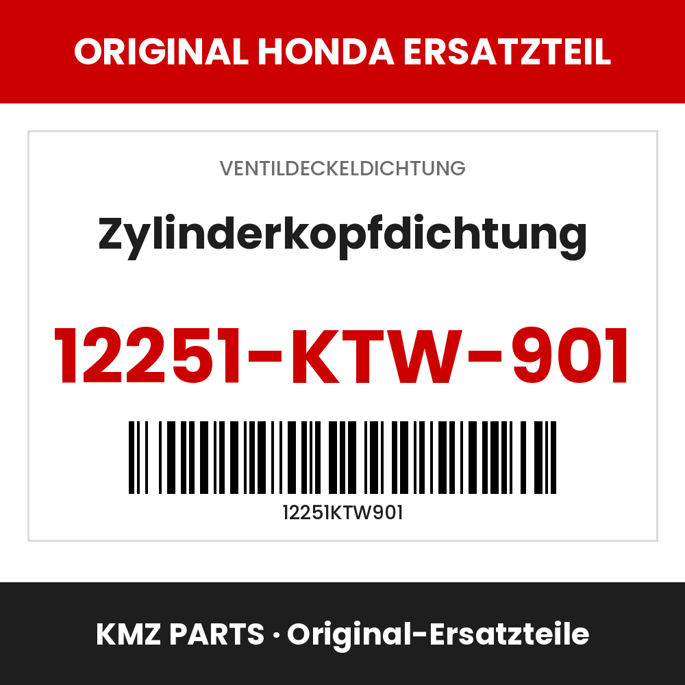Honda Original Zylinderkopfdichtung 12251-KTW-901