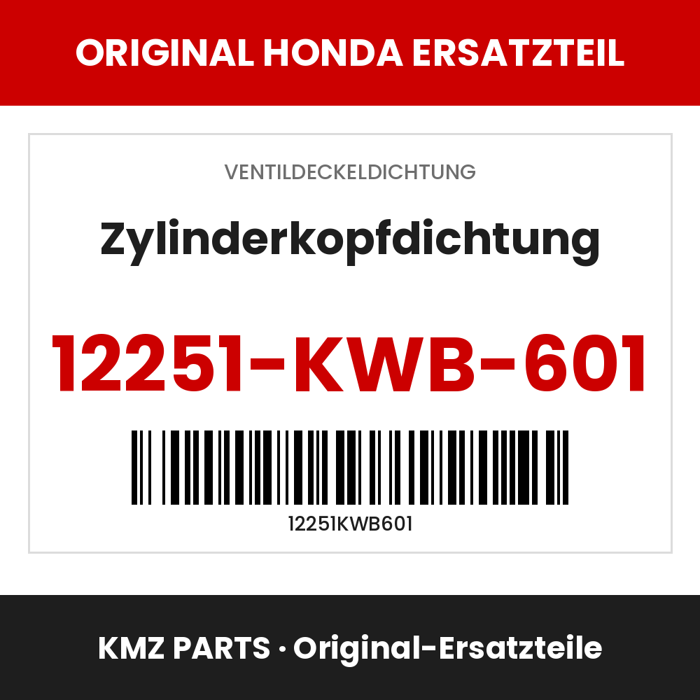Honda Original Zylinderkopfdichtung 12251-KWB-601