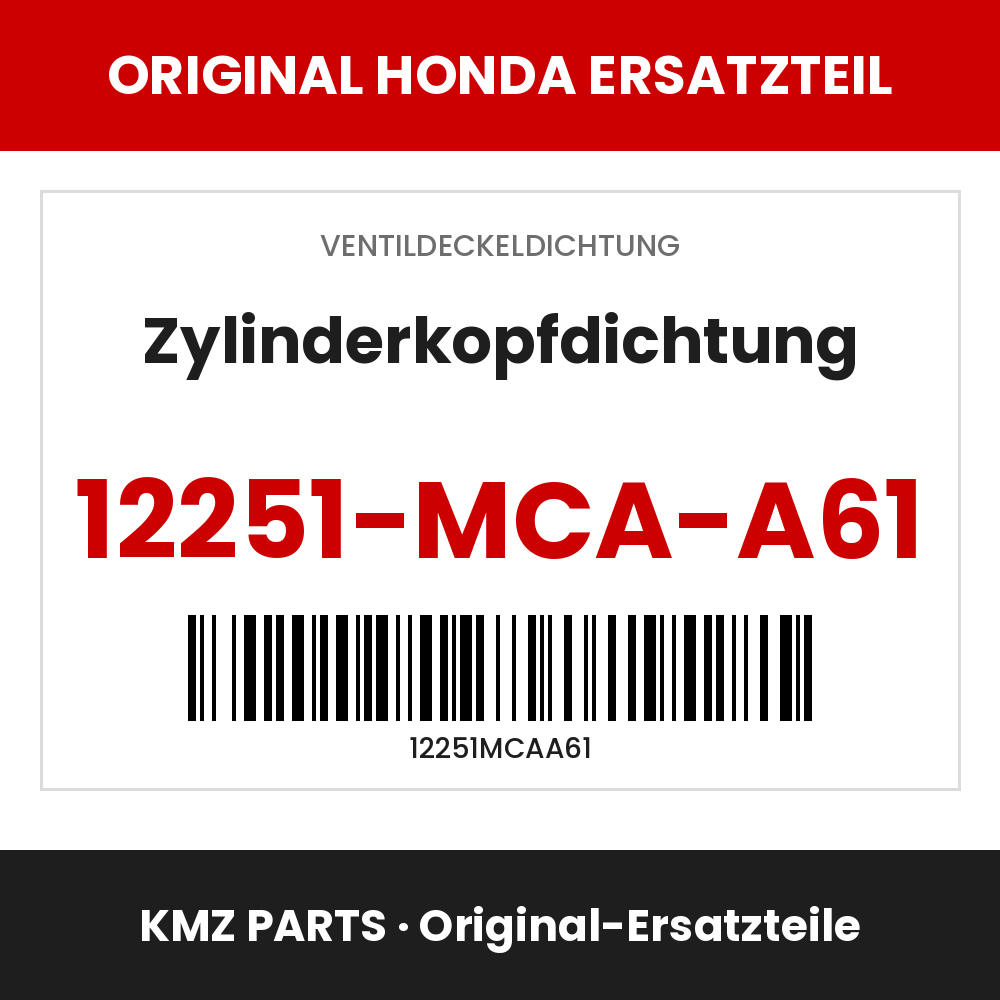 Honda Original Zylinderkopfdichtung 12251-MCA-A61