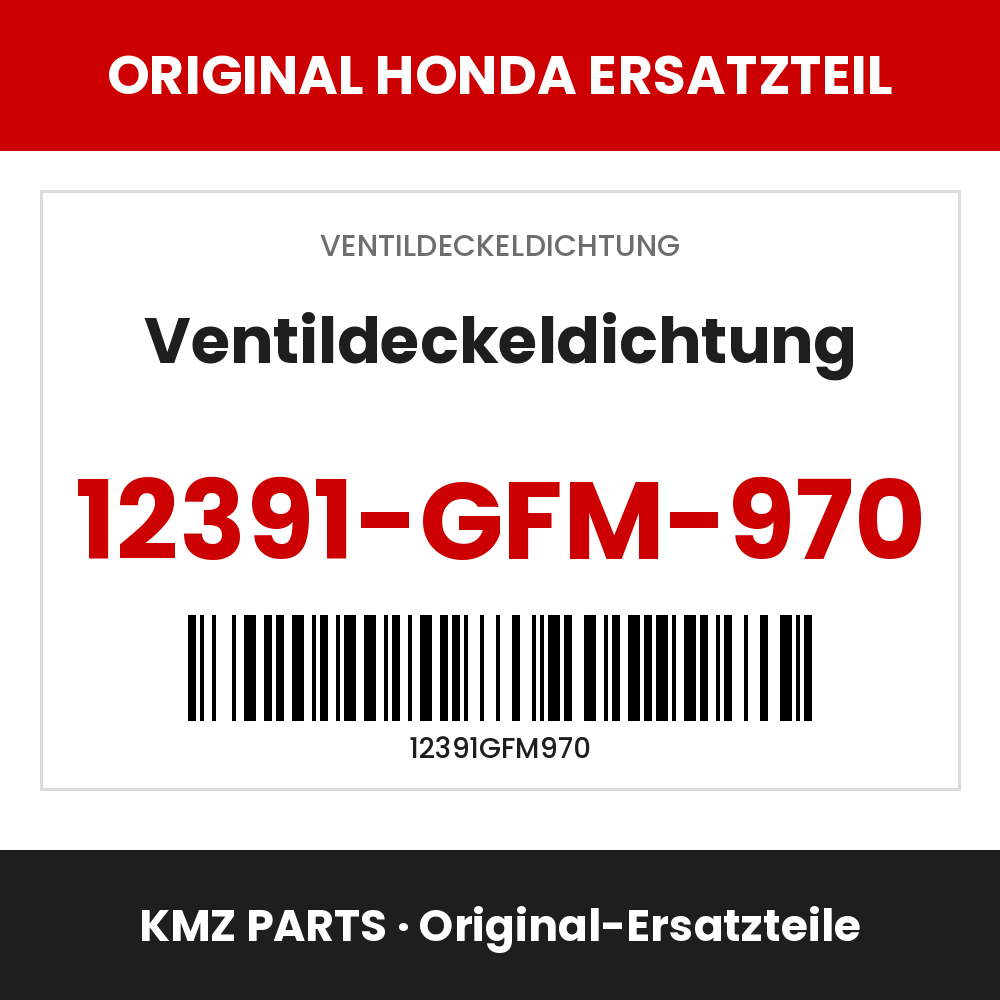 Honda Original Ventildeckeldichtung 12391-GFM-970