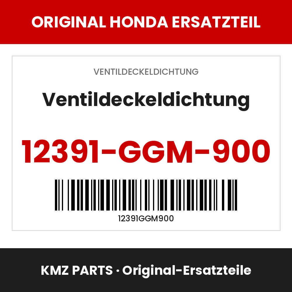 Honda Original Ventildeckeldichtung 12391-GGM-900