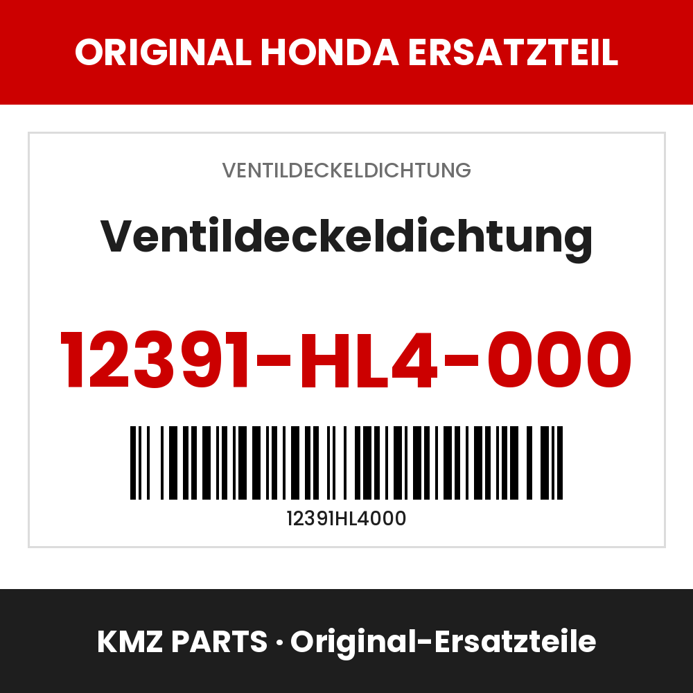 Honda Original Ventildeckeldichtung 12391-HL4-000