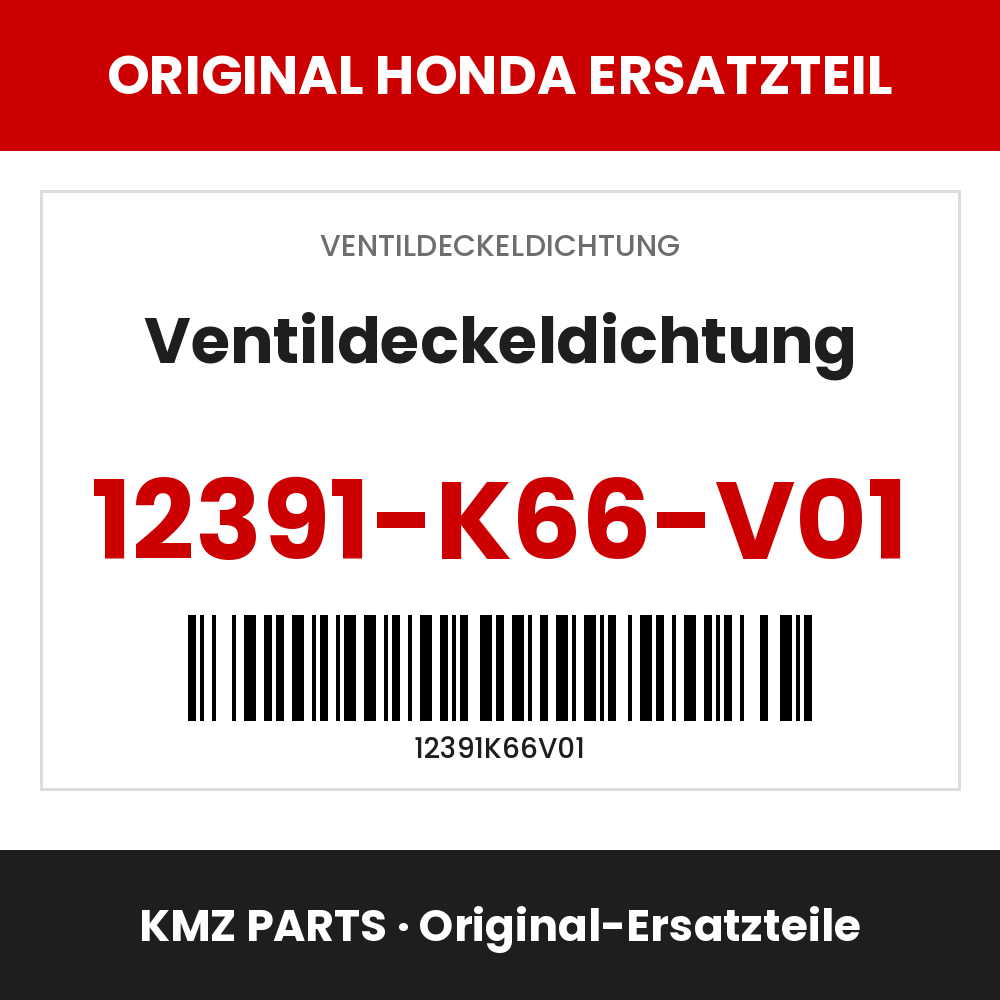 Honda Original Ventildeckeldichtung 12391-K66-V01