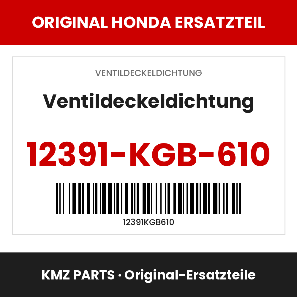 Honda Original Ventildeckeldichtung 12391-KGB-610
