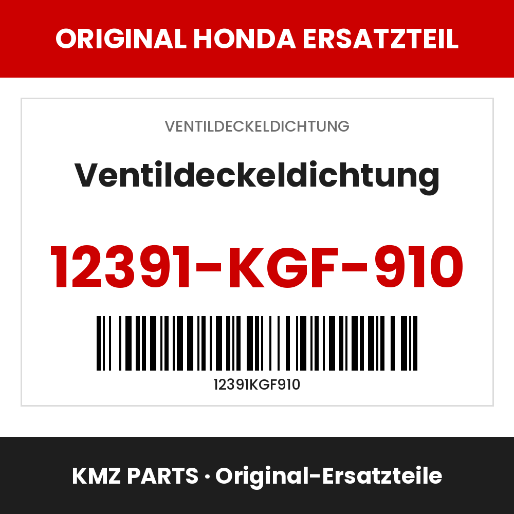 Honda Original Ventildeckeldichtung 12391-KGF-910