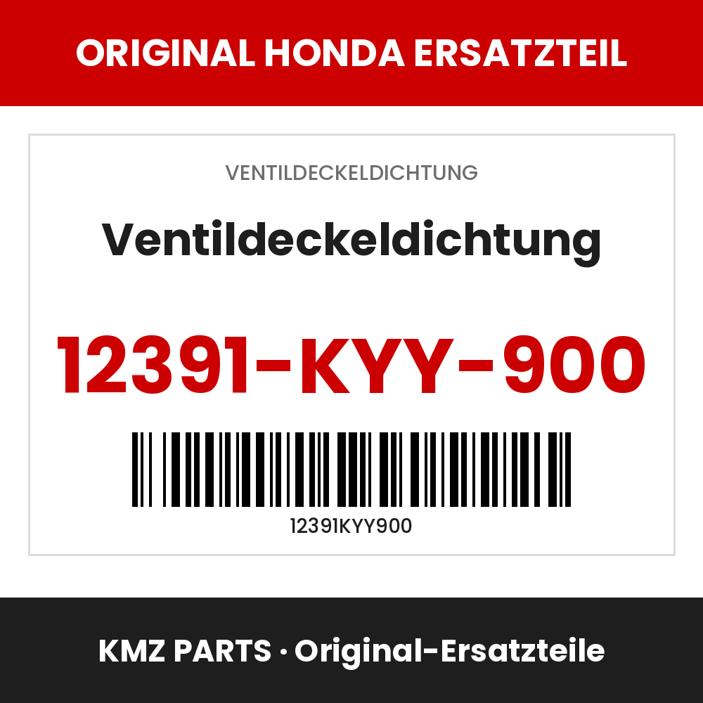Honda Original Ventildeckeldichtung 12391-KYY-900