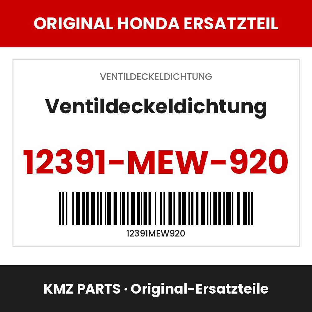 Honda Original Ventildeckeldichtung 12391-MEW-920