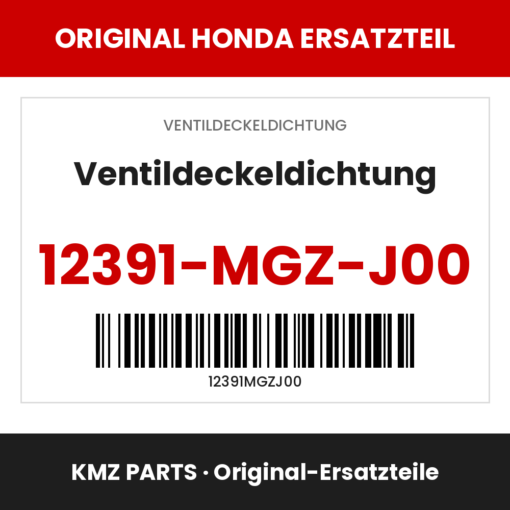Honda Original Ventildeckeldichtung 12391-MGZ-J00