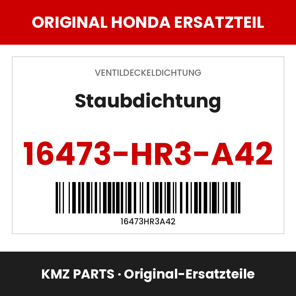 Honda Original Staubdichtung 16473-HR3-A42