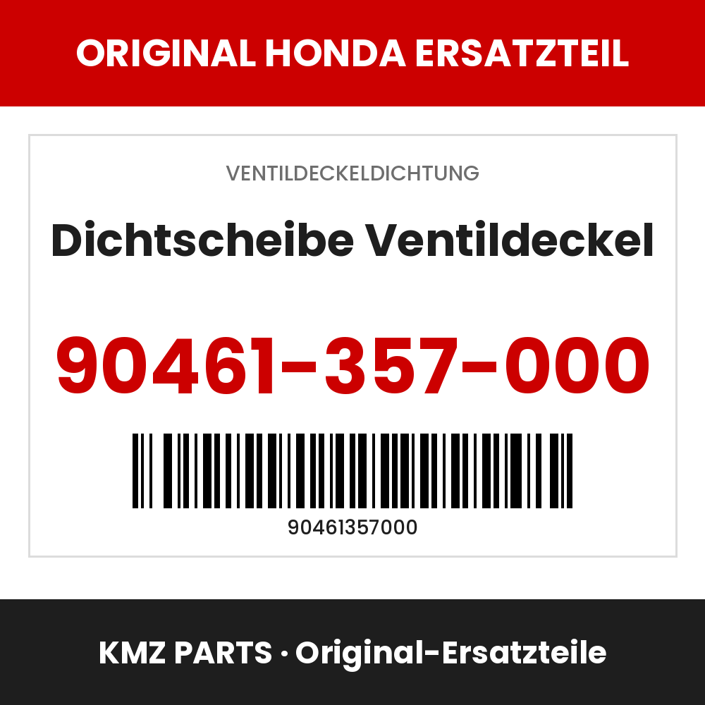 Honda Original Dichtscheibe Ventildeckel 90461-357-000