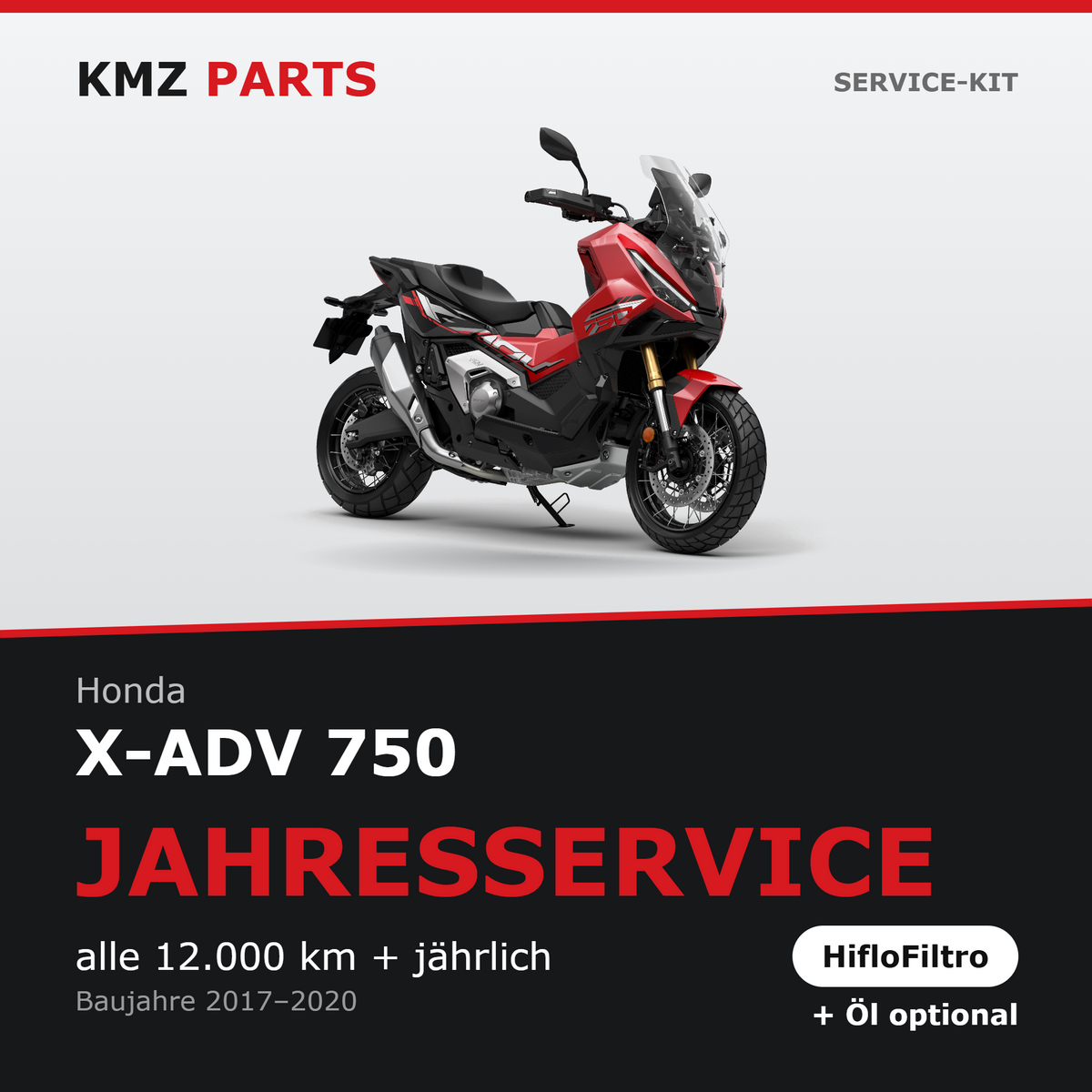 Honda X-ADV 750 Service-Kit – Jahresservice