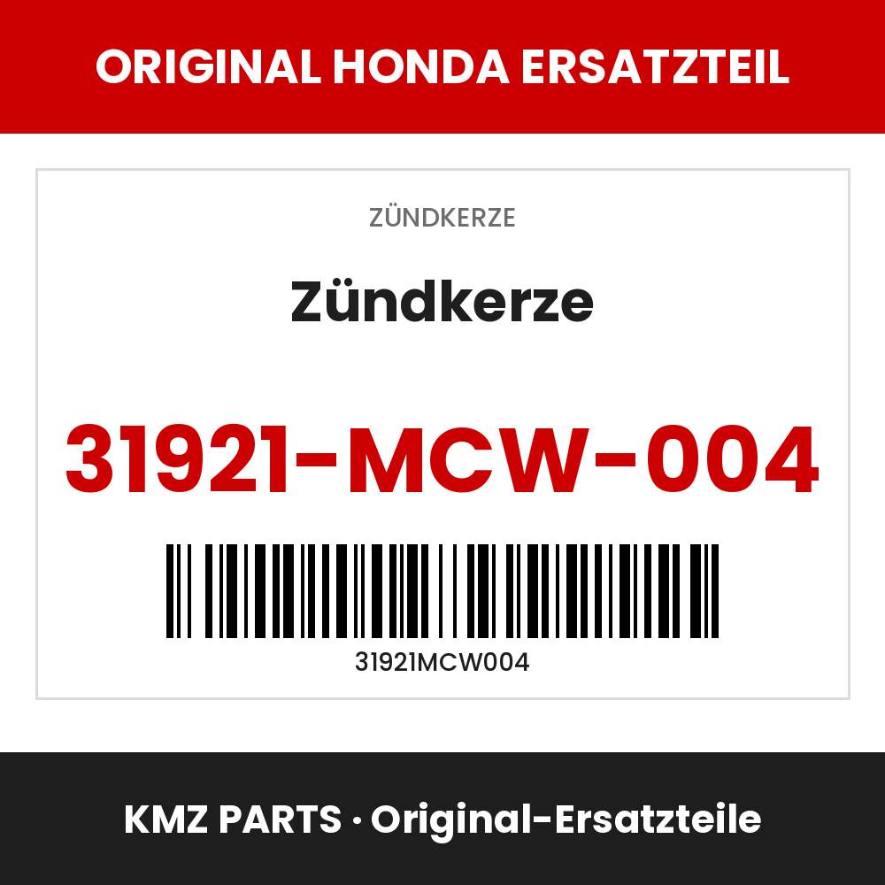 Honda Original Zündkerze 31921-MCW-004