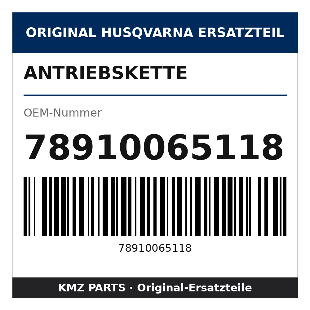 Husqvarna Original Antriebskette 78910065118