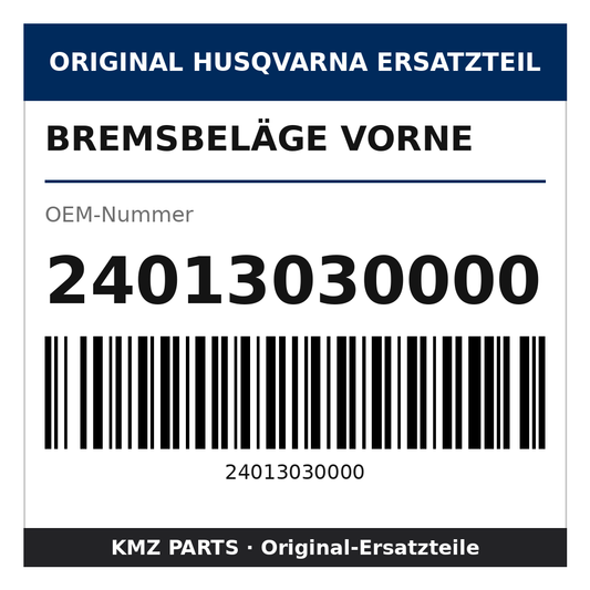 Husqvarna Original Bremsbeläge vorne 24013030000
