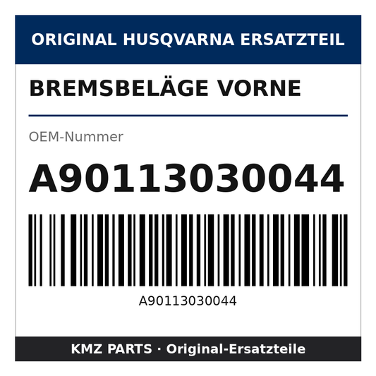 Husqvarna Original Bremsbeläge vorne A90113030044