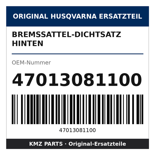 Husqvarna Original Bremssattel-Dichtsatz hinten 47013081100