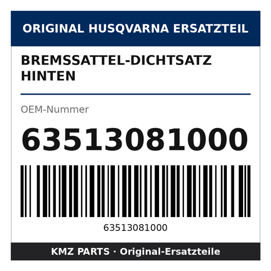 Husqvarna Original Bremssattel-Dichtsatz hinten 63513081000