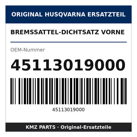 Husqvarna Original Bremssattel-Dichtsatz vorne 45113019000