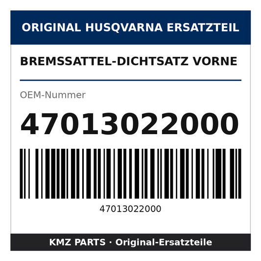 Husqvarna Original Bremssattel-Dichtsatz vorne 47013022000