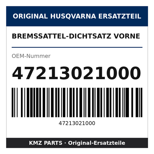 Husqvarna Original Bremssattel-Dichtsatz vorne 47213021000