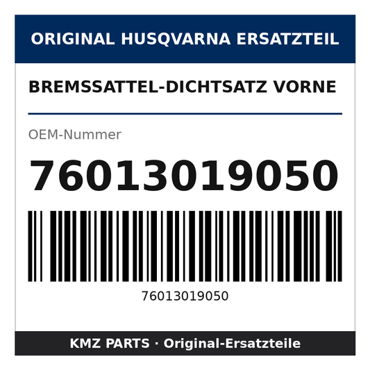 Husqvarna Original Bremssattel-Dichtsatz vorne 76013019050