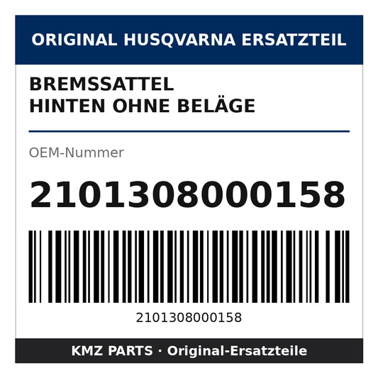 Husqvarna Original Bremssattel hinten ohne Beläge 2101308000158