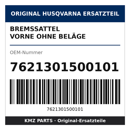 Husqvarna Original Bremssattel vorne ohne Beläge 7621301500101