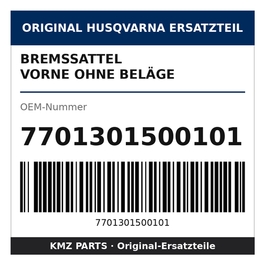 Husqvarna Original Bremssattel vorne ohne Beläge 7701301500101