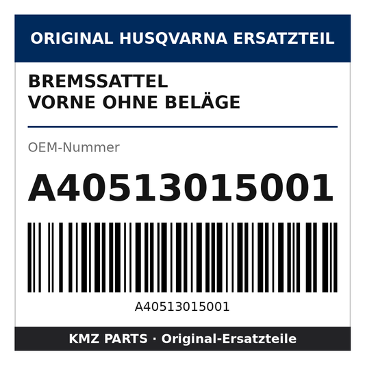Husqvarna Original Bremssattel vorne ohne Beläge A40513015001